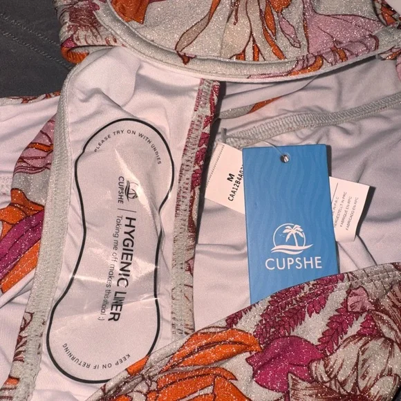 CUPSHE Bikini NWT Floral - Picture 7 of 7